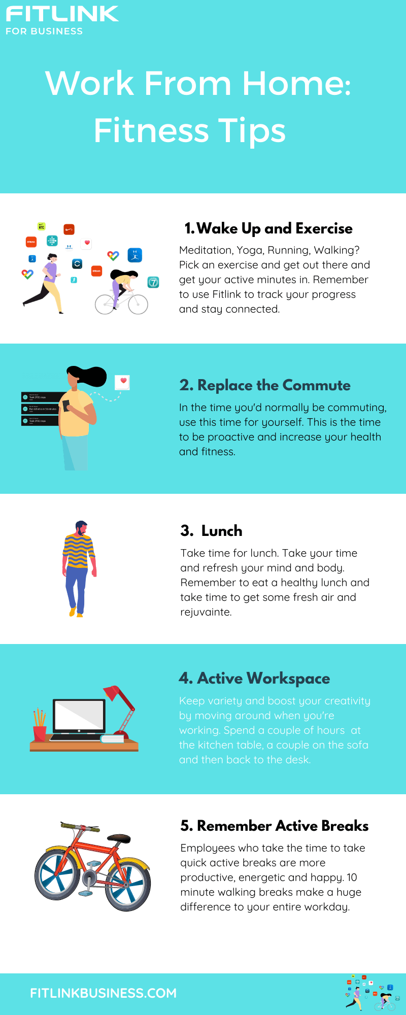 Work From Home Fitness Tips