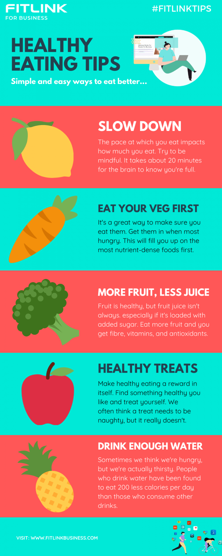 Healthy eating tips when you work from home