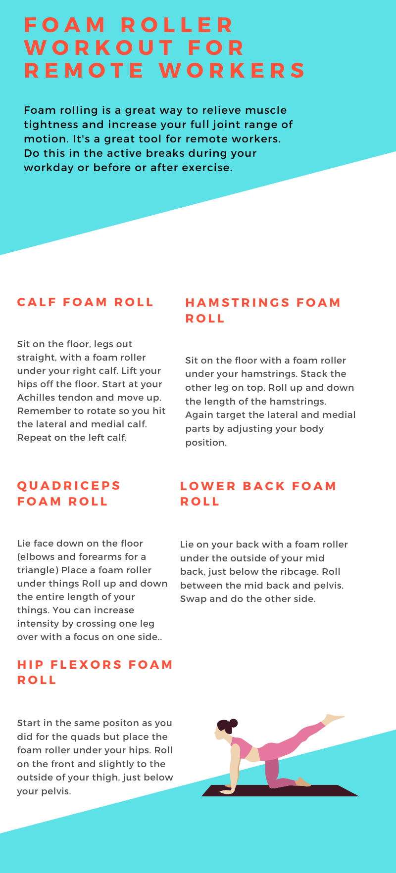 Foam Roller Workout For Remote Workers